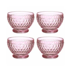 Villeroy And Boch 4.25" Boston Colored Rose Individual Bowl, Set Of 4
