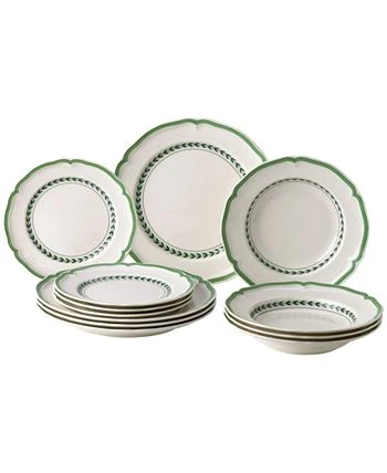 Villeroy & Boch French Garden Green Lines Salad Plate 4 Villeroy & Boch French Garden Green Lines Salad Plate - Image 2