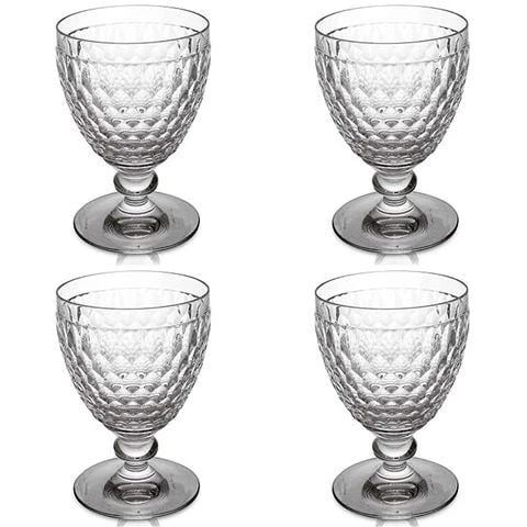 Villeroy & Boch V&B - Boston Clear Wine Goblet Set 4pce 3 Villeroy & Boch V&B - Boston Clear Wine Goblet Set 4pce