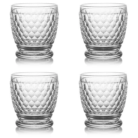 Villeroy & Boch V&B - Boston Clear Old Fashioned Tumbler Set 4pce 3 Villeroy & Boch V&B - Boston Clear Old Fashioned Tumbler Set 4pce