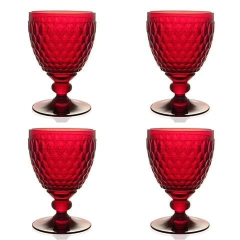 Villeroy & Boch V&B - Boston Wine Goblet Red Set 4pce 3 Villeroy & Boch V&B - Boston Wine Goblet Red Set 4pce