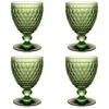 Villeroy & Boch V&B - Boston Water Goblet Green Set 4pce -Villeroy & Boch 168782 Large