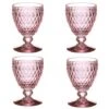 Villeroy & Boch V&B - Boston Water Goblet Rose Set 4pce -Villeroy & Boch 168784 Large