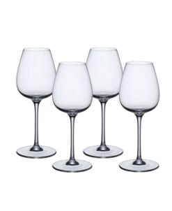 Villeroy & Boch Purismo Red Wine Intricate And Delicate Glass, Set Of 4