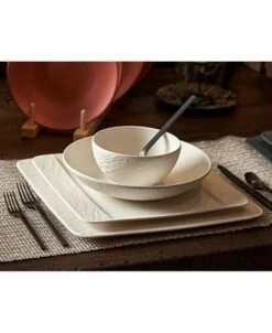 Villeroy & Boch Manufacture Rock Dinner Plate Square -Villeroy & Boch 18140512 fpx