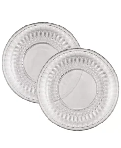 Villeroy & Boch Ston Crystal Salad Plate Set/2