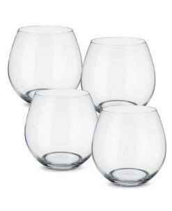Villeroy & Boch Entrée Juice Or Red Wine Stemless, Set Of 4
