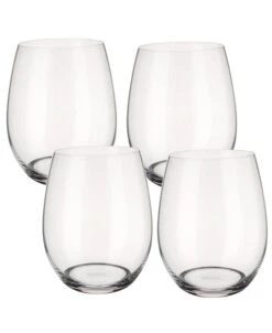 Villeroy & Boch Entrée Double Old Fashioned Or White Wine Stemless, Set Of 4
