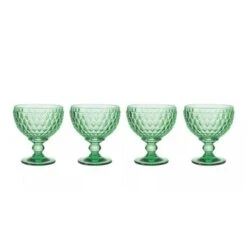 Villeroy & Boch V&B - Boston Coloured Champagne/Dessert Bowl Green Set 4pce