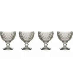 Villeroy & Boch V&B - Boston Coloured Champagne/Dessert Bowl Smoke Set 4pce