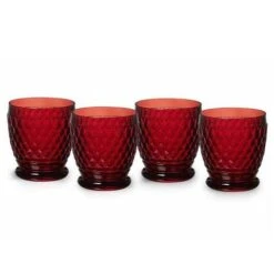 Villeroy & Boch V&B - Boston Red Tumbler Set 4pce