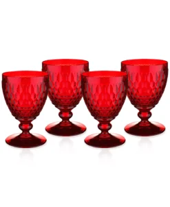 Villeroy & Boch 14 Oz Boston Crystal Goblet, Set Of 4 -Villeroy & Boch 2208907 fpx