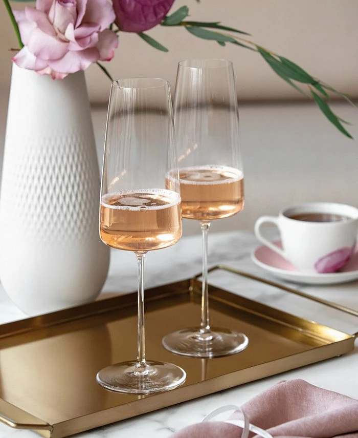 Villeroy & Boch Metro Chic Champagne Flute Set, 2 Piece 6 Villeroy & Boch Metro Chic Champagne Flute Set, 2 Piece - Image 4