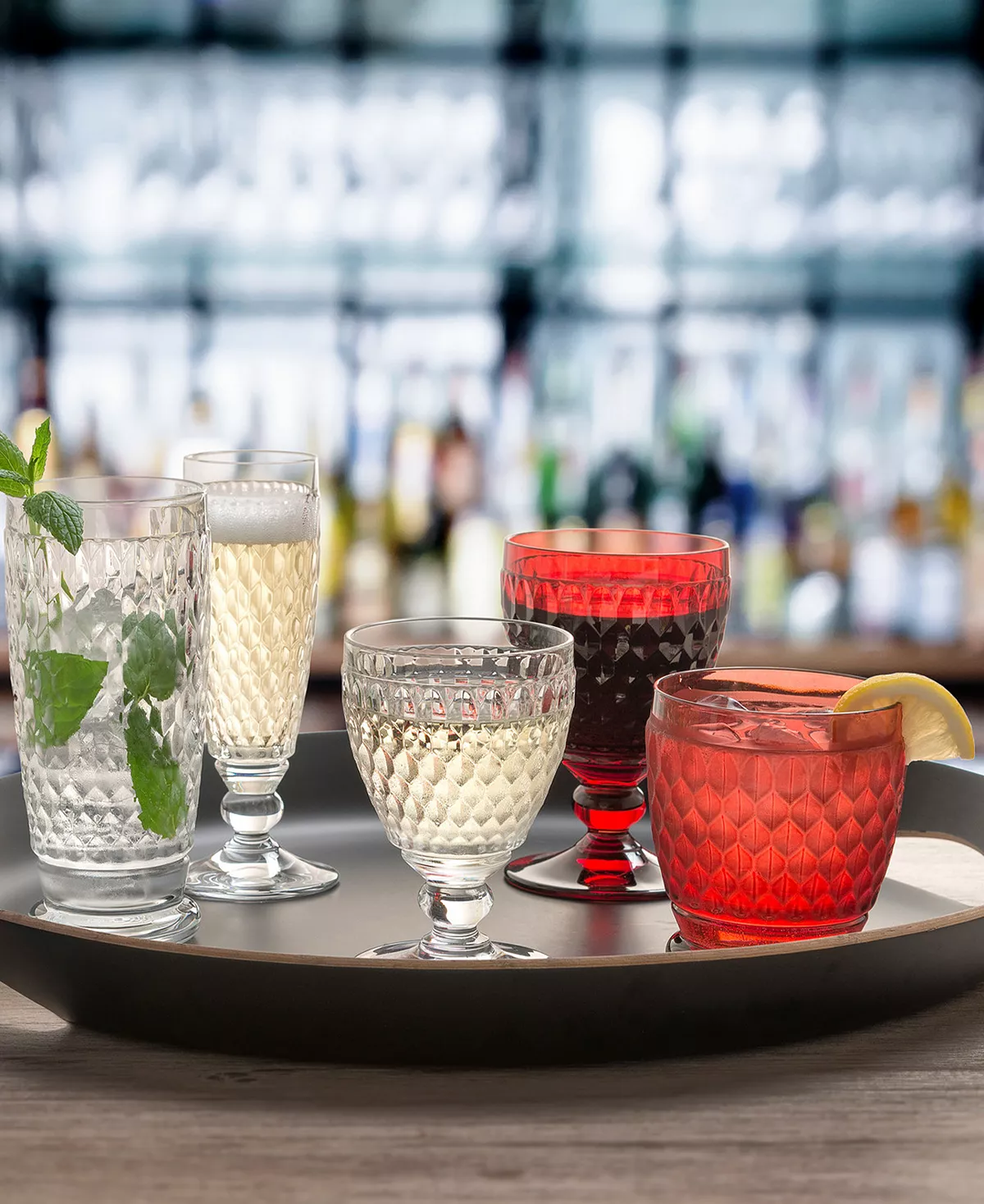 Villeroy & Boch Ston Red Crystal Dessert Bowl/ Champagne Glass, Set Of 4 5 Villeroy & Boch Ston Red Crystal Dessert Bowl/ Champagne Glass, Set Of 4 - Image 3