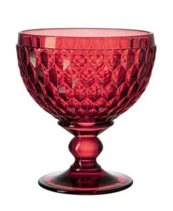 Villeroy & Boch Ston Red Crystal Dessert Bowl/ Champagne Glass, Set Of 4 7 Villeroy & Boch Ston Red Crystal Dessert Bowl/ Champagne Glass, Set Of 4 -Villeroy & Boch 23604286 fpx