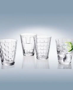 Villeroy & Boch Dressed Up Assorted Clear Tumblers, Set Of 4 12 Villeroy & Boch Dressed Up Assorted Clear Tumblers, Set Of 4 -Villeroy & Boch 23604313 fpx