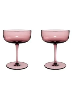 Villeroy & Boch Grape Champagne Glasses, Set Of 2