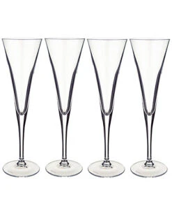 Villeroy & Boch Purismo Set Of Four 6oz Flutes Home