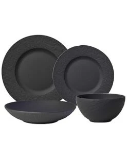 Villeroy & Boch Manufacture Rock 4 Piece Place Set Home