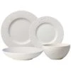 Villeroy & Boch Manufacture Rock Blanc 4PC Plate Set Home -Villeroy & Boch 3050014836 RLLD 1