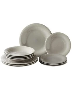 Villeroy & Boch Color Loop Stone 12PC Plate Set Home