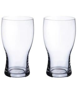 Villeroy & Boch Purismo Beer Pint Glass Pair Home