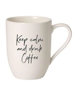 Villeroy & Boch Keep Calm And Drink Coffee Statement Mug Home