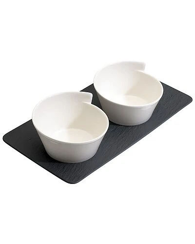 Villeroy & Boch New Wave 3pc Condiment Set Home 3 Villeroy & Boch New Wave 3pc Condiment Set Home