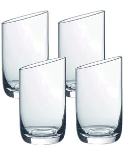 Villeroy & Boch Newmoon Set Of 4 Glass Tumblers Home
