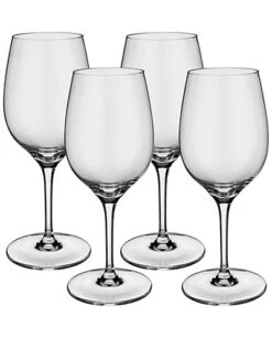Villeroy & Boch Entree Set Of 4 White Wine Glasses Home