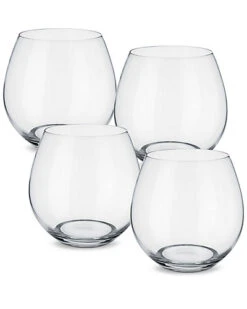 Villeroy & Boch Entree Set Of 4 Stemless Glasses Home