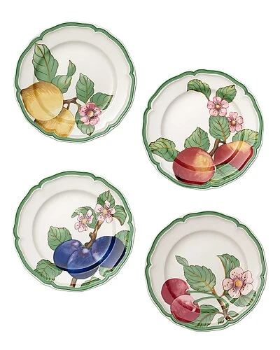 Villeroy & Boch French Garden Modern Fruits Set Of 4 Salad Plates Home 3 Villeroy & Boch French Garden Modern Fruits Set Of 4 Salad Plates Home
