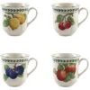 Villeroy & Boch French Garden Modern Fruits Set Of 4 Jumbo Mugs Home