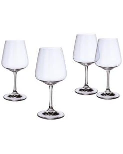 Villeroy & Boch Ovid Set Of 4 Red Wine Glasses Home