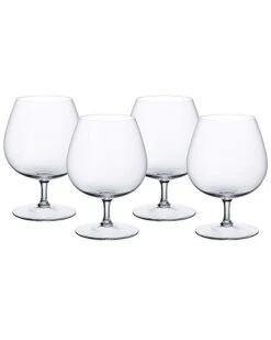 Villeroy & Boch Set Of 4 Purismo Special Brandy Glasses Home