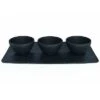 Villeroy & Boch Manufacture Rock Dip Bowls & Tray Set Home -Villeroy & Boch 3050929396 RLLD 1