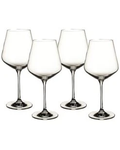 Villeroy & Boch Set Of 4 La Divina Red Wine Glasses Home