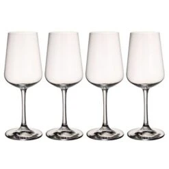 Villeroy & Boch V&B - Ovid White Wine Goblet Set 4pce