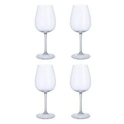 Villeroy & Boch V&B - Purismo Intricate & Delicate Red Wine Goblet Set 4pce